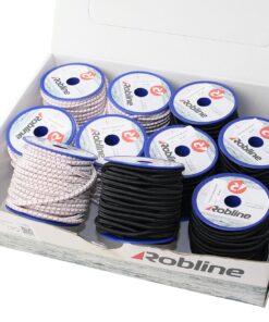 ROBLINE Gummileine, PES/NR, 3mm farbmix 15m, 10 St.