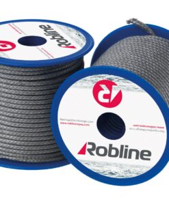 ROBLINE Capetown FL-400 Minispule, Dyneema, 1,7mm grau, 60m, 12 St.