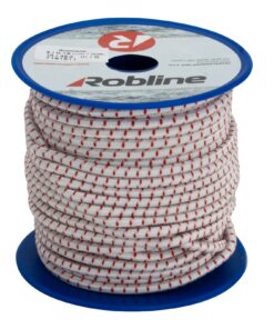 ROBLINE Gummileine, PES/NR, 10mm schwarz, 100m