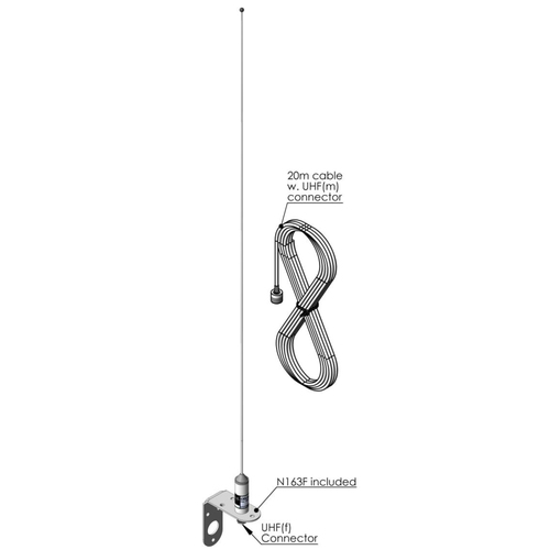 AC Antennas A/S ACA CELmar0-11, UKW-Seefunk-, AIS- und DAB-Antenne AC Antennas A/S ACA CELmar0-11