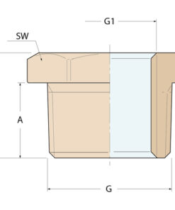Guidi Reduzierhülse MF - G Guidi Reduzierhülse MF - G - Produktbild 2 - Artikel 0241B.200202