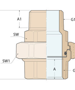Guidi Düse-MF konisch - G 1''1/4 Guidi Düse-MF konisch - G 1''1/4 - Produktbild 2 - Artikel 0341.100007