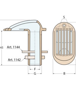 Guidi Ansaugkorb gefräst - G 3/8'' Guidi Ansaugkorb gefräst - G 3/8'' - Produktbild 2 - Artikel 1120.100003
