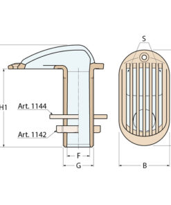 Guidi Ansaugkorb vollständig gefräst - G 3/4'' Guidi Ansaugkorb vollständig gefräst - G 3/4'' - Produktbild 2 - Artikel 1120F.100005
