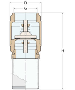 Guidi Federfußventil mit Edelstahlfilter - G 1'' Guidi Federfußventil mit Edelstahlfilter - G 1'' - Produktbild 2 - Artikel 1533.100006
