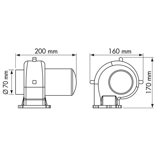PLASTIMO Absaugventilator 12V PLASTIMO Absaugventilator 12V - Produktbild 1 - Artikel 16274