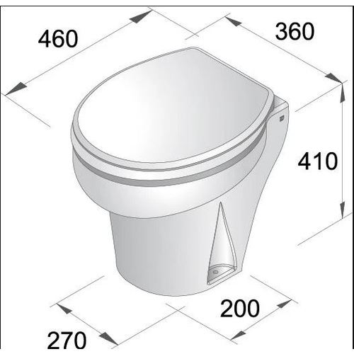 Vetus elektrische Bordtoilette 12V Vetus elektrische Bordtoilette 12V – Bild 5
