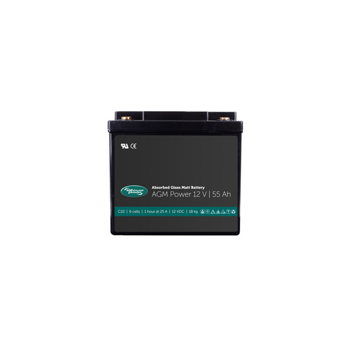 WhisperPower - AGM-Power-Batterie 12V 55Ah WhisperPower WhisperPower - AGM-Power-Batterie 12V 55Ah - Produktbild 3 - Artikel 40290060