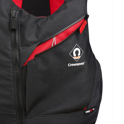 Crewsaver Pro 50N CZ Auftriebsweste, schwarz/rot schwarz/rot - Produktbild 1 - Artikel 2630 - S/M