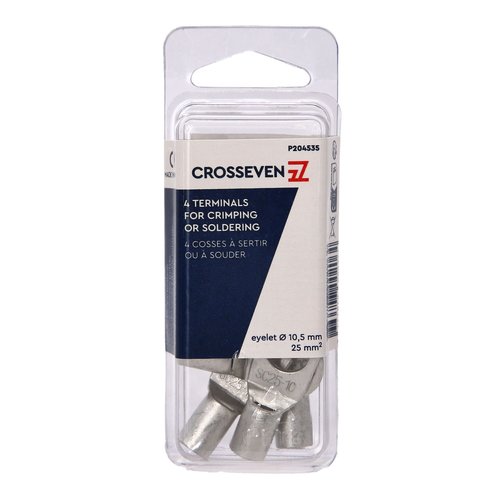 Crosseven Kupfer-Rohrkabelschuhe ø10,5 mm 5 mm - Produktbild 1 - Artikel P204535