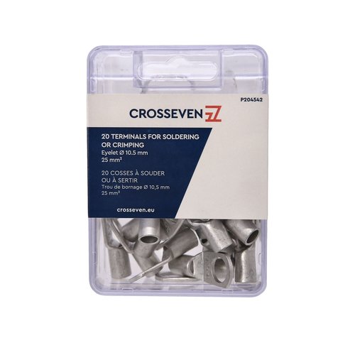 Crosseven Kupfer-Rohrkabelschuhe ø10,5 mm 5 mm - Produktbild 1 - Artikel P204542