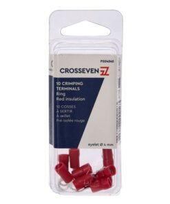 Crosseven Isolierte Ringkabelschuhe Rot ø4 mm Crosseven Isolierte Ringkabelschuhe Rot ø4 mm - Produktbild 2 - Artikel P204545