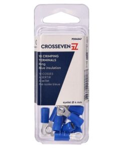 Crosseven Isolierte Ringkabelschuhe Blau ø4 mm Crosseven Isolierte Ringkabelschuhe Blau ø4 mm - Produktbild 2 - Artikel P204547