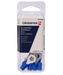 Crosseven Isolierte Ringkabelschuhe Blau ø6 mm Crosseven Isolierte Ringkabelschuhe Blau ø6 mm - Produktbild 2 - Artikel P204548