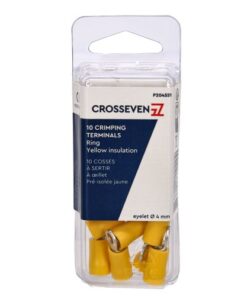 Crosseven Isolierte Ringkabelschuhe Gelb ø6 mm Crosseven Isolierte Ringkabelschuhe Gelb ø6 mm - Produktbild 2 - Artikel P204552
