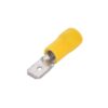 Crosseven Isolierter Flachstecker Gelb 6,3 mm Crosseven Isolierter Flachstecker Gelb 6