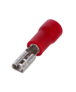 Crosseven Isolierte Flachsteckerhülse Rot 2