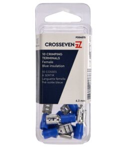 Crosseven Isolierte Flachsteckerhülse Blau 6,3 mm 3 mm - Produktbild 1 - Artikel P204575
