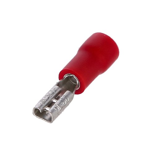 Crosseven Isolierte Flachsteckerhülse Rot 2,8 mm Crosseven Isolierte Flachsteckerhülse Rot 2