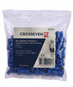 Crosseven Vollisolierte Flachsteckerhülse, Blau Blau - Produktbild 1 - Artikel P204585