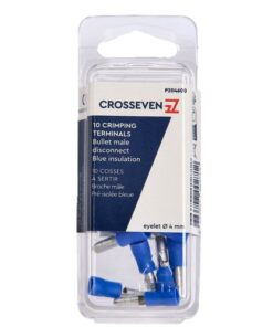 Crosseven Isolierte Rundstecker,Blau,1,5-2,5 mm² Blau