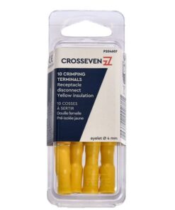Crosseven Isolierte Rundstecker,Gelb,4-6 mm² Gelb
