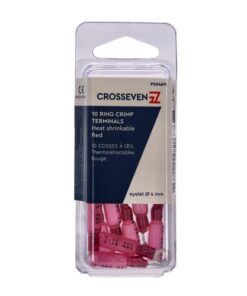 Crosseven Isolierter Ringkabelschuh, Rot ø4 mm Rot ø4 mm - Produktbild 1 - Artikel P204611