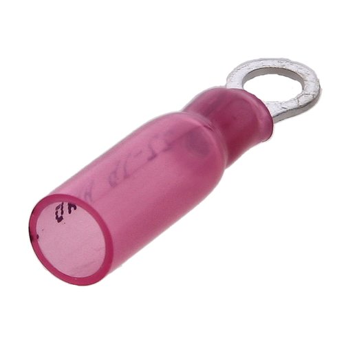 Crosseven Isolierter Ringkabelschuh, Rot ø4 mm Crosseven Isolierter Ringkabelschuh