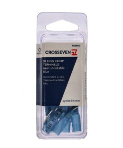 Crosseven Isolierter Ringkabelschuh, Blau ø6 mm Blau ø6 mm - Produktbild 1 - Artikel P204612