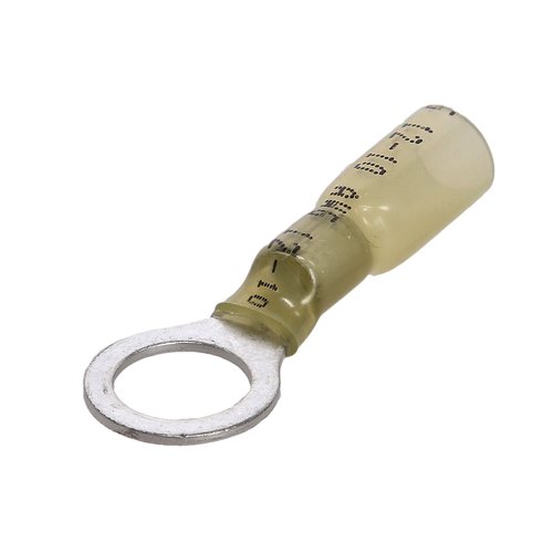 Crosseven Isolierter Ringkabelschuh, Gelb ø8 mm Crosseven Isolierter Ringkabelschuh