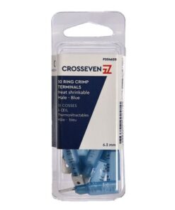 Crosseven Isolierte Flachstecker,Blau,1,5-2,5 mm² Blau