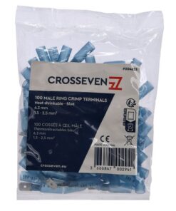 Crosseven Isolierte Flachstecker,Blau,1,5-2,5 mm² Blau