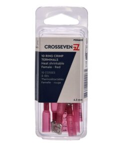 Crosseven Vollisolierte Flachsteckerhülse,Rot Rot - Produktbild 1 - Artikel P204625