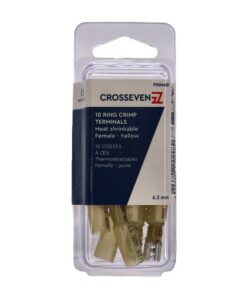 Crosseven Vollisolierte Flachsteckerhülse,Gelb Gelb - Produktbild 1 - Artikel P204627