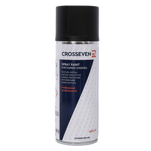 Crosseven Matt Schwarz Spray, 400 mL 400 mL - Produktbild 3 - Artikel P205518