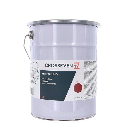 Crosseven Selbstpol. Antifouling Rot 5 L Crosseven Selbstpol. Antifouling Rot 5 L - Produktbild 1 - Artikel P206105