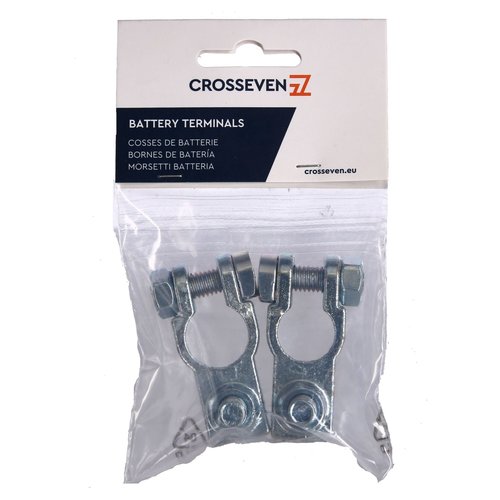Crosseven Batterieklemme mit M8-Bolzen und Mutter Crosseven Batterieklemme mit M8-Bolzen und Mutter - Produktbild 1 - Artikel P206115