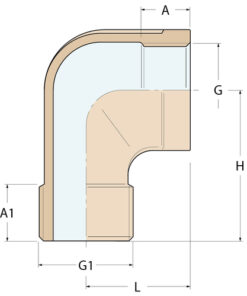 Guidi 90° Winkelstück MF - G 1/4'' Guidi 90° Winkelstück MF - G 1/4'' - Produktbild 2 - Artikel 0092I.500002
