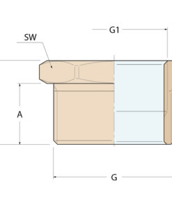 Guidi Reduzierhülse MF - G 2'' auf 1''1/2 Guidi Reduzierhülse MF - G 2'' auf 1''1/2 - Produktbild 2 - Artikel 0241I.500220