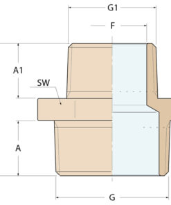 Guidi Reduzierhülse MM - G 1''1/2 auf 1'' - Produktbild 2 - Artikel 0245.100218