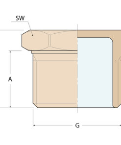 Guidi Gewindekappe M - G 1''1/2 Guidi Gewindekappe M - G 1''1/2 - Produktbild 2 - Artikel 0290I.500008