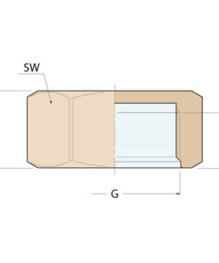 Guidi Gewindekappe F - G 1/2'' Guidi Gewindekappe F - G 1/2'' - Produktbild 2 - Artikel 0300I.500004
