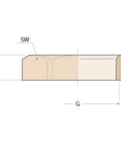 Guidi Flache Kontermutter - G '' - Produktbild 2 - Artikel 0310.100006