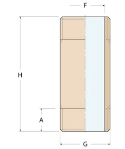 Guidi Verbindungsrohr MM - G 1''1/4 H 160 - Produktbild 2 - Artikel 0530.100353