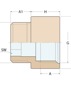 Guidi Erweiterung MF - G 1'' H 25 - Produktbild 2 - Artikel 0550.100743