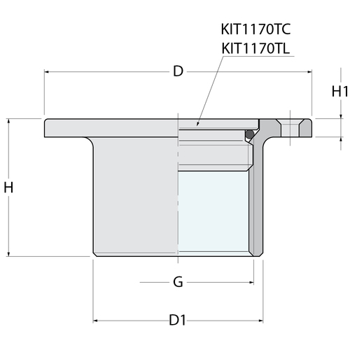 Guidi Deckseinfüllstutzen - G 1''1/2 Guidi Deckseinfüllstutzen - G 1''1/2 - Produktbild 2 - Artikel 1176L.130008