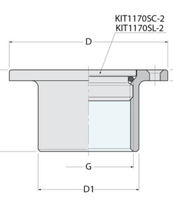 Guidi Deckseinfüllstutzen - G 1''1/2 Guidi Deckseinfüllstutzen - G 1''1/2 - Produktbild 2 - Artikel 1179L.130008
