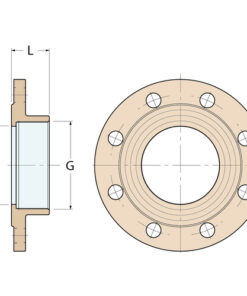 Guidi Flansch F - DN 25 G 1'' PN 16 Guidi Flansch F - DN 25 G 1'' PN 16 - Produktbild 2 - Artikel 1350N.1206E4