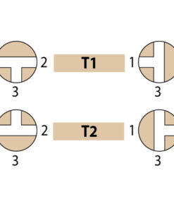 Guidi 3-Wege-Kugelhahn 'T' - G 1/2'' Guidi 3-Wege-Kugelhahn 'T' - G 1/2'' - Produktbild 2 - Artikel 1551.120004