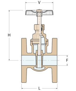 Guidi Flanschschieber - DN 25 PN 6 Guidi Flanschschieber - DN 25 PN 6 - Produktbild 2 - Artikel 1660.1006E2